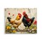 Stupell Industries Country Chic Floral Roosters Wall Plaque, design by LSR Creative Studio